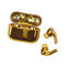 뜨거운 매각 TWS 금 에어포드스 프로 블루투스스 무선 이어폰 헤드폰 주문 제작된 로고