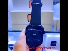 AW2 IP68 Waterproof 1.54 Inch SIM Card Touched Screen BT Heart Rate and Several Functions smartwatch